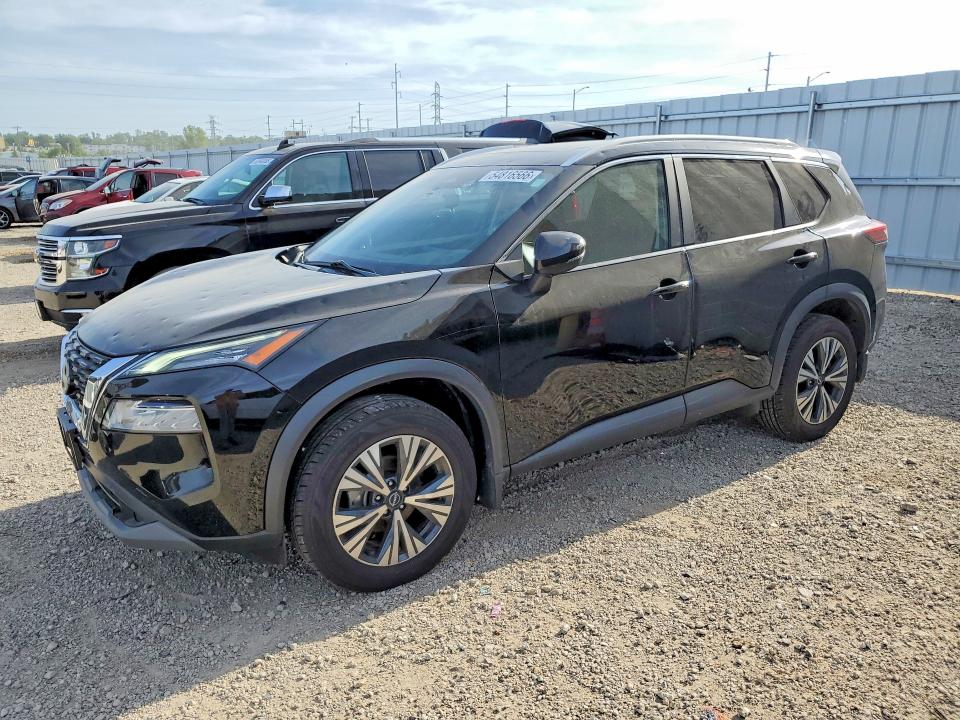 2023 Nissan Rogue VIN 5N1BT3BB7PC741945 COPART salvage auction — HAIL, Ia - Cert Of Title-Salvage Title, sold $80 on 2026-07-29 (photo 1)