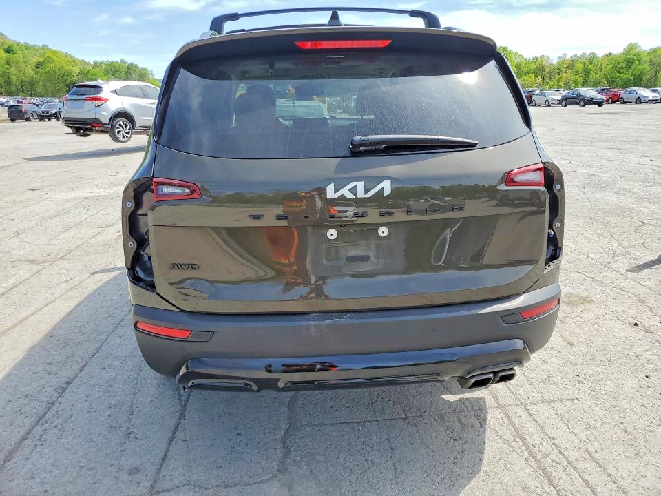 2022 Kia Telluride VIN 5XYP5DHC4NG253278 COPART salvage auction — REAR END, PA - CERTIFICATE OF SALVAGE, sold $11,600 on 2026-07-02 (photo 6)