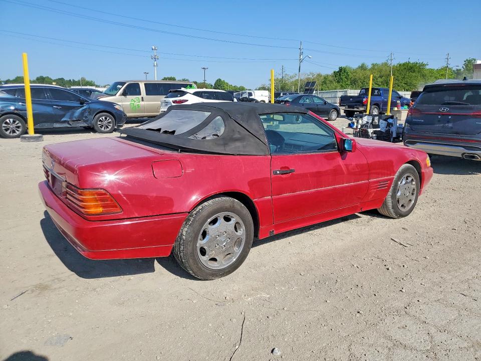 1995 Mercedes-benz Sl-class VIN WDBFA63E8SF114456 COPART salvage auction — HAIL, In - Cert Of Title-Salvage Title, sold $2,850 on 2026-07-07 (photo 3)
