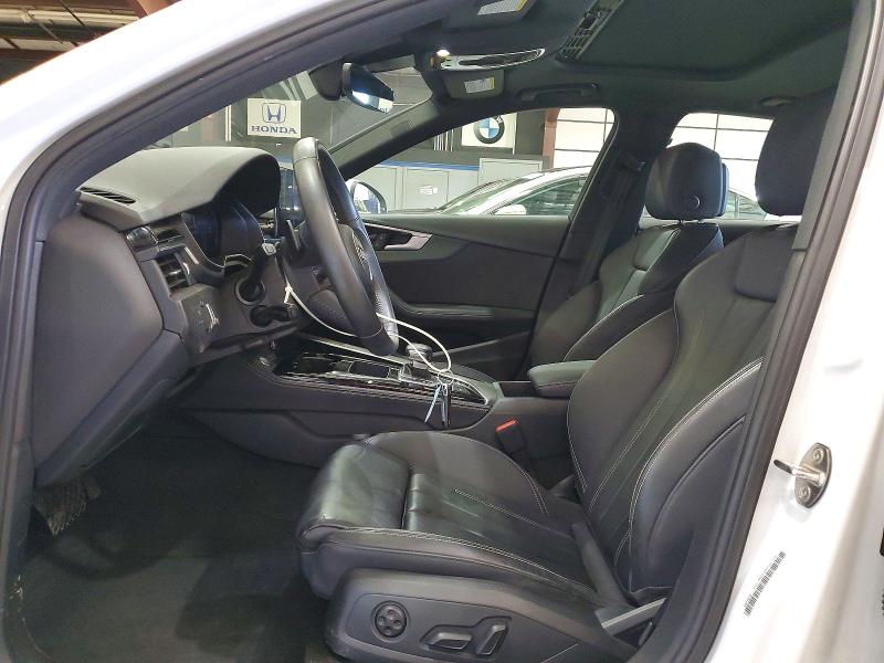 2020 Audi A4 VIN WAUENAF48LN005460 COPART salvage auction — FRONT END, Ct - Cert Of Title-Salvage, sold $10,500 on 2026-07-11 (photo 7)