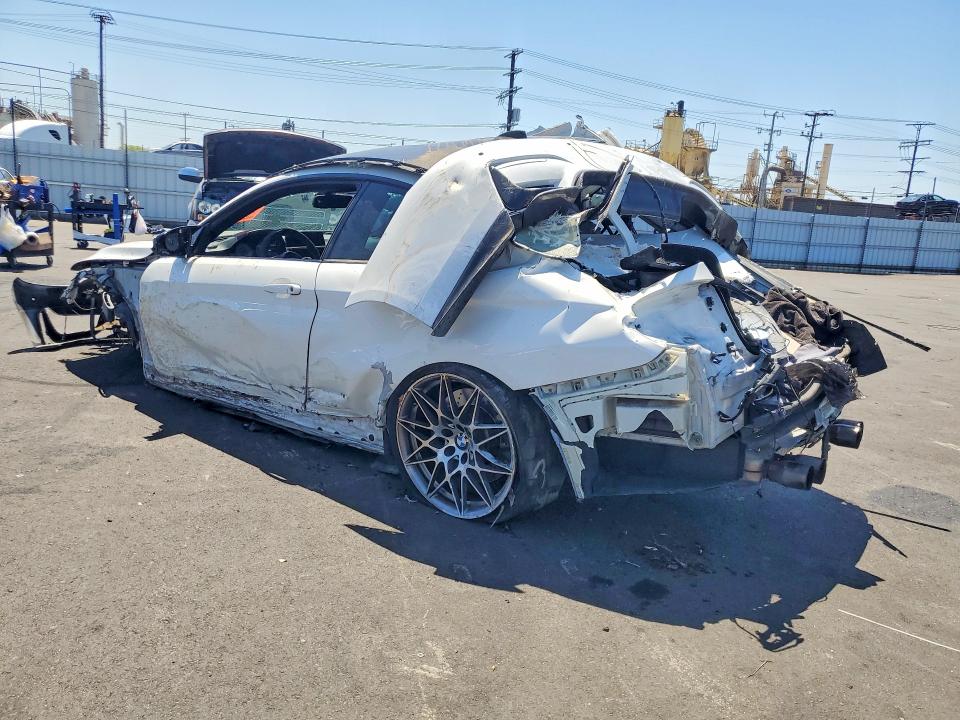 2017 BMW M4 VIN WBS3R9C31HA014095 COPART salvage auction — ROLLOVER, Ca - Salvage Certificate, sold $4,150 on 2026-07-08 (photo 2)