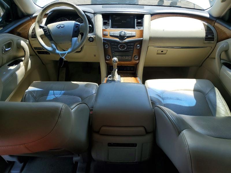2011 Infiniti Qx56 VIN JN8AZ2NF2B9500117 COPART salvage auction — FRONT END, Md - Cert Of Salvage < 75% Damage, sold $1,550 on 2026-07-07 (photo 8)