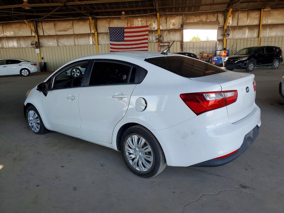 2016 Kia Rio VIN KNADM4A32G6559723 COPART salvage auction — FRONT END, Az - Certificate Of Title (P), sold $675 on 2026-07-20 (photo 2)