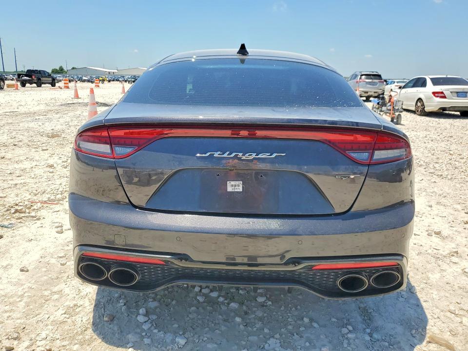 2022 Kia Stinger VIN KNAE55LC5N6109310 COPART salvage auction — FRONT END, Tx - Salvage Vehicle Title, sold $8,600 on 2026-07-02 (photo 6)