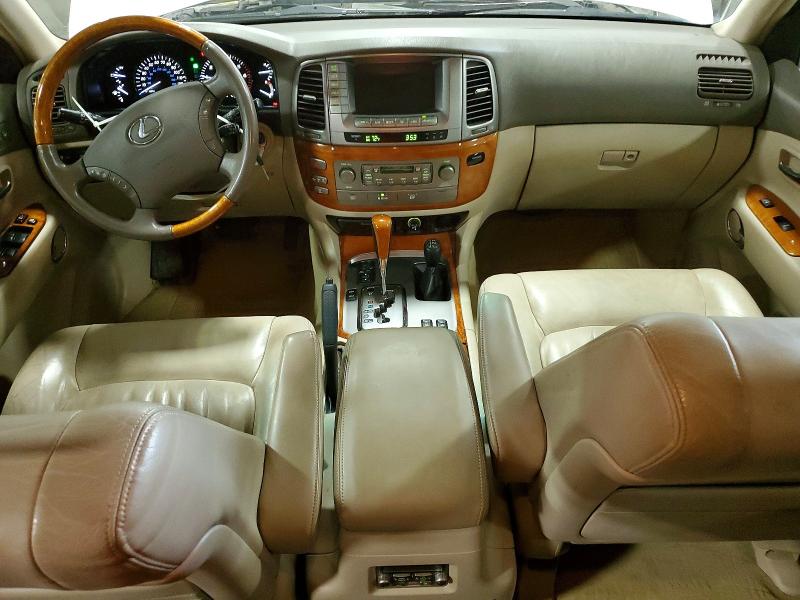 2005 Lexus Lx VIN JTJHT00W653550983 COPART salvage auction — FRONT END, Mn - Cert Of Title-Salvage, sold $8,800 on 2026-07-07 (photo 8)