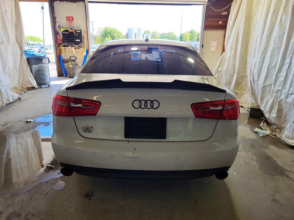 2013 Audi A6 VIN WAUGGAFC8DN047347 COPART salvage auction — FRONT END, Pa - Certificate Of Salvage, sold $575 on 2026-07-30 (photo 6)