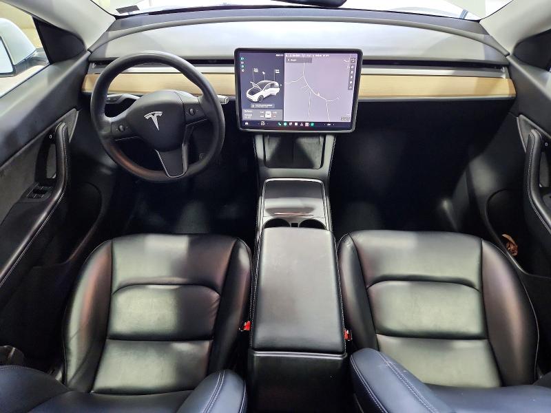 2021 Tesla Model y VIN 5YJYGDEE6MF184135 COPART salvage auction — REAR END, Va - Certificate Of Title, sold $6,300 on 2026-07-24 (photo 8)