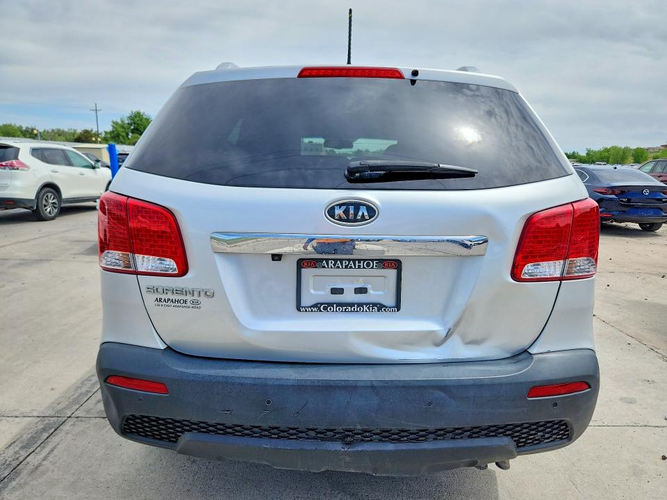 2013 Kia VIN 5XYKTDA23DG347555 COPART salvage auction — REAR END, Co - Public - Salvage Title, sold $2,250 on 2026-07-08 (photo 6)