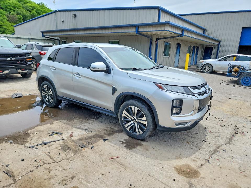 2021 Mitsubishi Outlander VIN JA4ARUAU8MU023604 COPART salvage auction — FRONT END, Pa - Certificate Of Salvage, sold $1,250 on 2026-07-16 (photo 4)