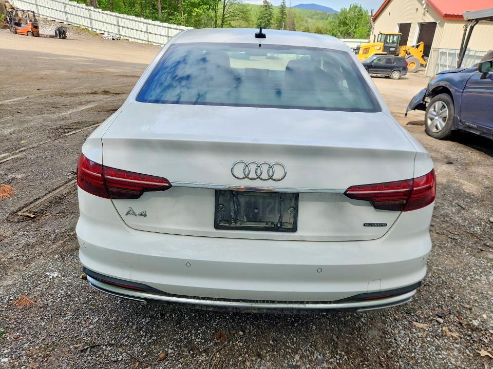 2023 Audi A4 VIN WAUEAAF47PN015222 COPART salvage auction — FRONT END, Vt - Cert Of Title-Salvage Vehicle, sold $7,400 on 2026-07-20 (photo 6)