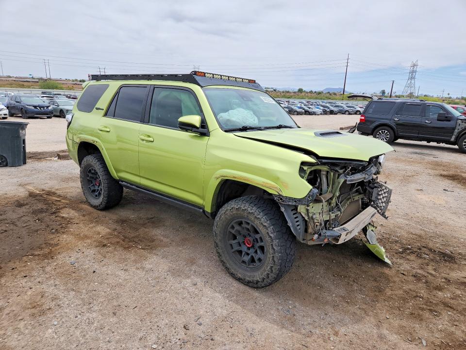 2022 Toyota 4runner VIN JTELU5JRXN6002785 COPART salvage auction — FRONT END, Az - Cert Of Title - Salvage, sold $18,300 on 2026-07-10 (photo 4)