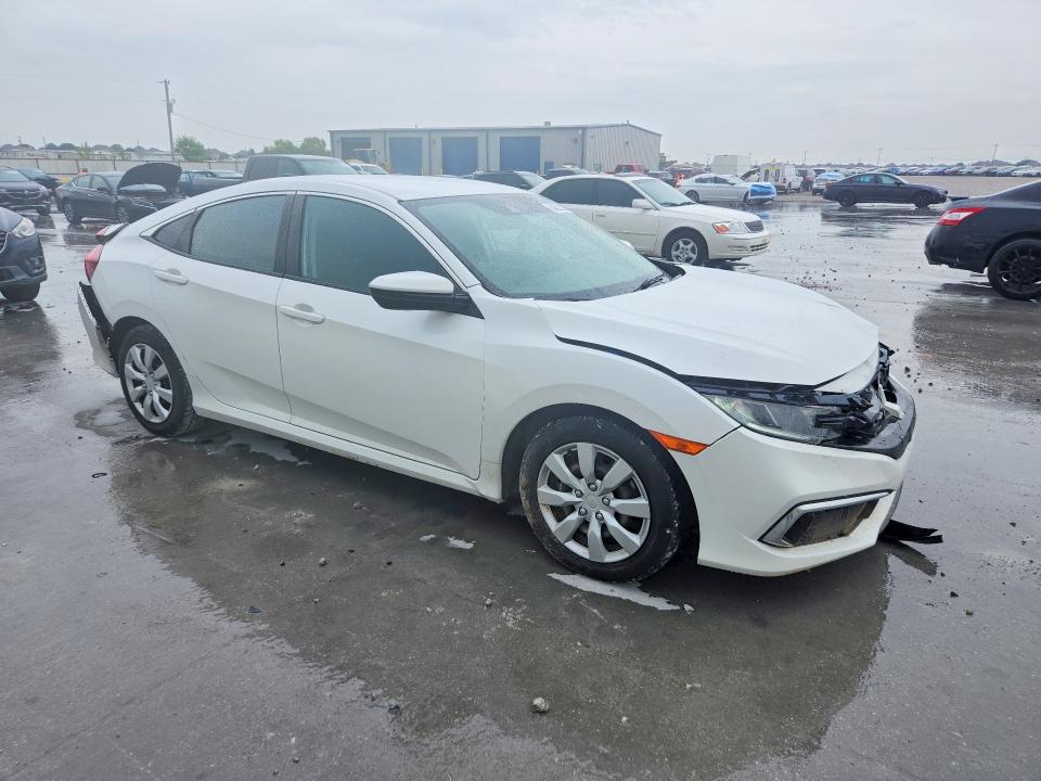 2021 Honda Civic VIN 2HGFC2F67MH528565 COPART salvage auction — REAR END, Tx - Salvage Vehicle Title, sold $350 on 2026-07-24 (photo 4)