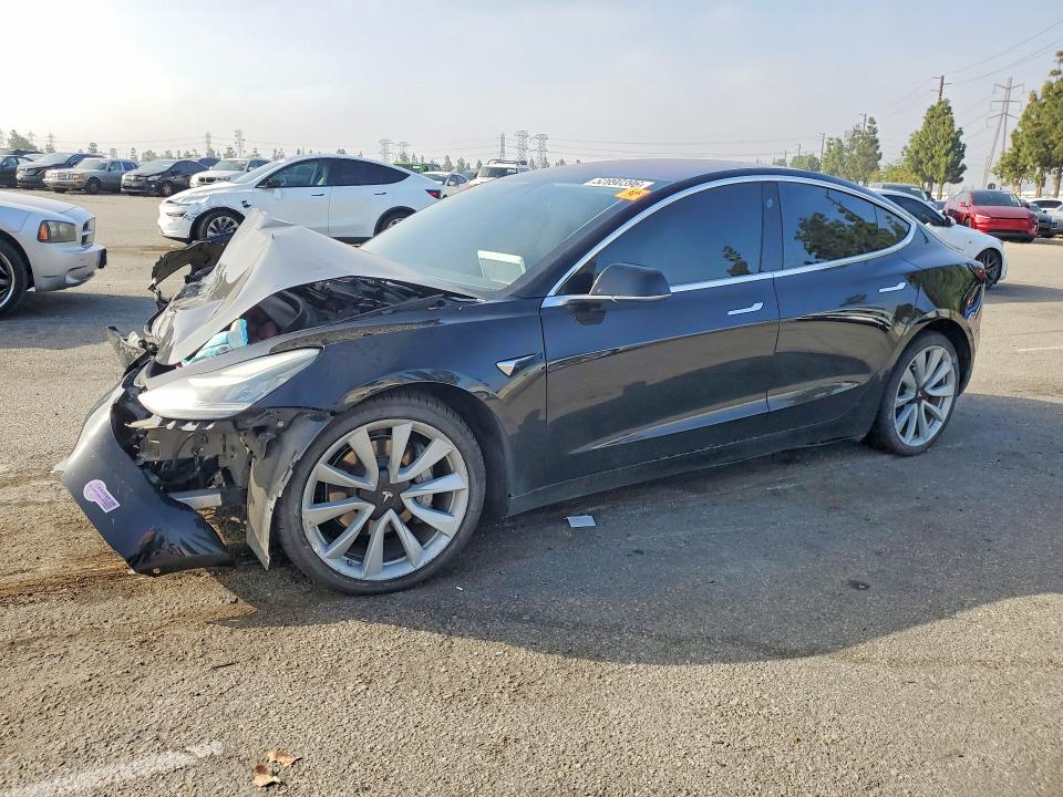 2018 Tesla Model 3 VIN 5YJ3E1EA0JF149310 COPART salvage auction — FRONT END, Ca - Salvage Certificate, sold $2,850 on 2026-07-30 (photo 1)