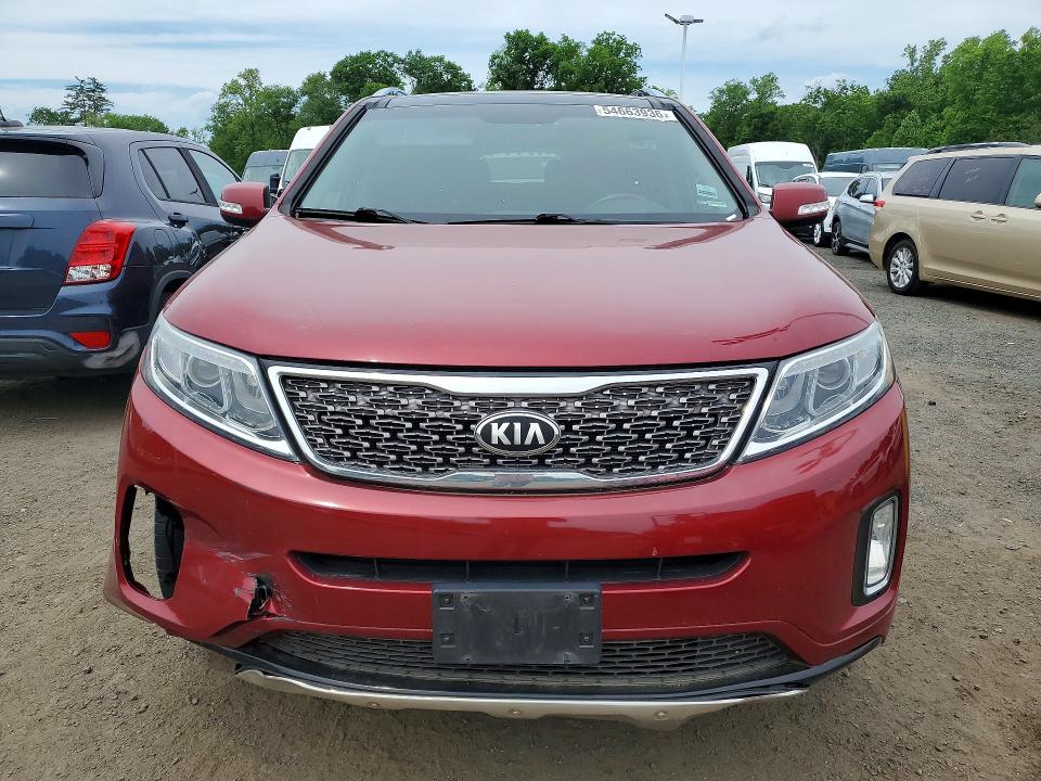 2014 Kia Sorento VIN 5XYKWDA70EG489947 COPART salvage auction — FRONT END, Ct - Certificate Of Title, sold $2,850 on 2026-07-23 (photo 5)
