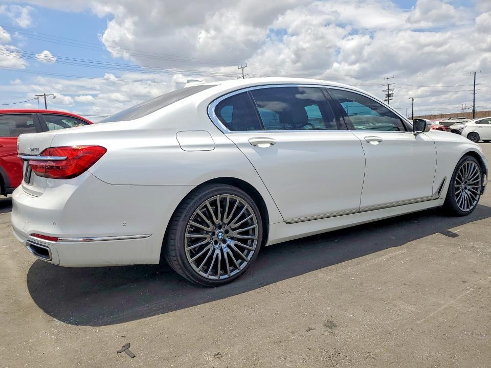 2019 BMW 7er VIN WBA7E2C54KB218532 COPART salvage auction — FRONT END, Ca - Salvage Certificate, sold $9,100 on 2026-09-02 (photo 3)