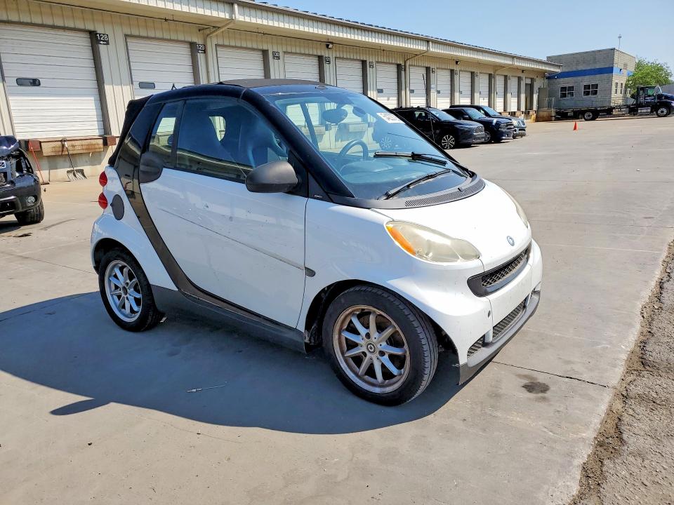 2008 Smart Fortwo VIN WMEEK31X48K208333 COPART salvage auction — MINOR DENT/SCRATCHES, Tx - Salvage Vehicle Title, sold $500 on 2026-07-27 (photo 4)