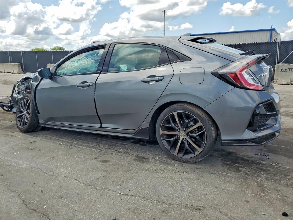 2021 Honda Civic VIN SHHFK7H45MU412246 COPART salvage auction — FRONT END, Fl - Certificate Of Destruction, sold $3,050 on 2026-07-02 (photo 2)