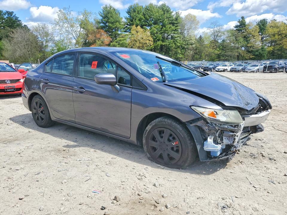 2015 Honda Civic VIN 19XFB2E54FE070282 COPART salvage auction — FRONT END, Ri - Cert Of Title-Reconstructed Sa, sold $1,000 on 2026-07-02 (photo 4)