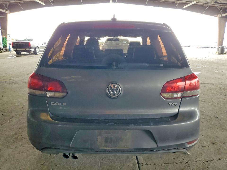 2011 Volkswagen Golf VIN WVWMM7AJ1BW048872 COPART salvage auction — FRONT END, CA - SALVAGE CERTIFICATE, sold $600 on 2026-07-13 (photo 6)