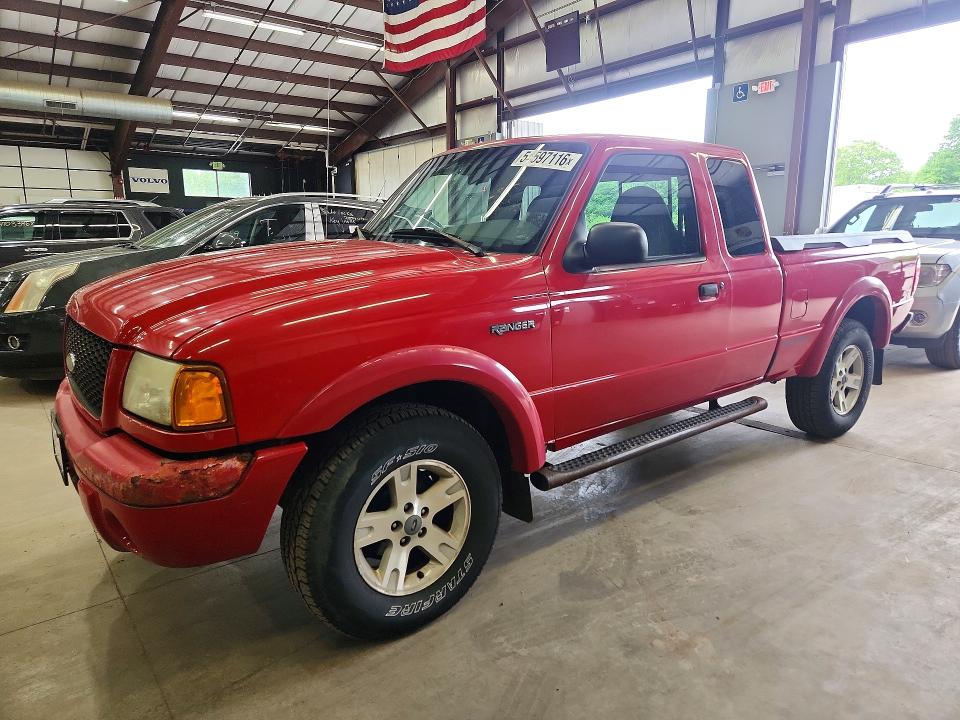 2002 Ford Ranger VIN 1FTZR45E42TA14624 COPART salvage auction — MINOR DENT/SCRATCHES, Ct - Certificate Of Title, sold $1,500 on 2026-07-09 (photo 1)