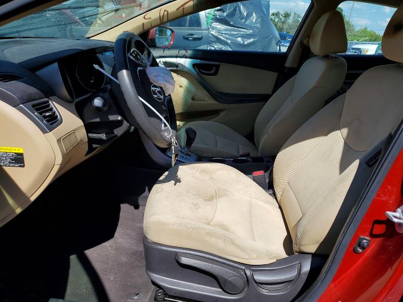2011 Hyundai Elantra VIN KMHDH4AEXBU094181 COPART salvage auction — FRONT END, Fl - Cert Of Title Slvg Rebuildable, sold $900 on 2026-07-07 (photo 7)