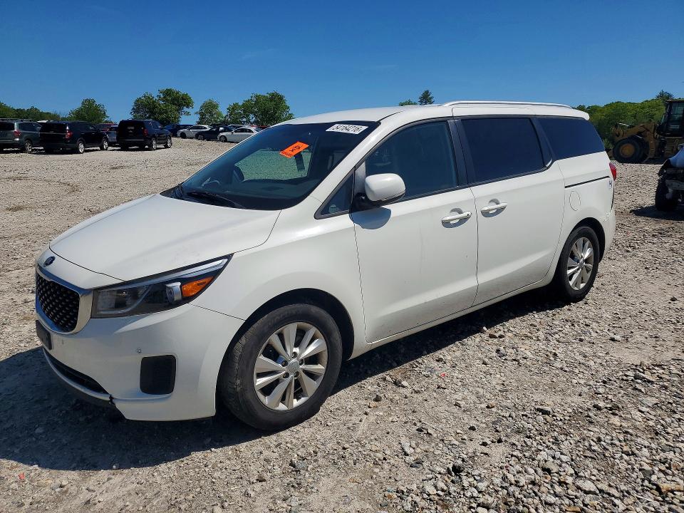 2017 Kia SEDONA VIN KNDMB5C10H6331070 COPART salvage auction — FRONT END, Ma - Cert Of Title-Slvg Repair Thft, sold $1,950 on 2026-07-29 (photo 1)