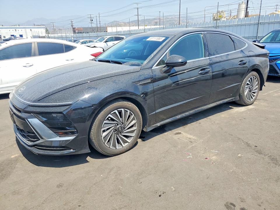 2025 Hyundai Sonata VIN KMHL34JJ9SA121847 COPART salvage auction — REAR END, Ca - Salvage Certificate, sold $9,500 on 2026-07-27 (photo 1)