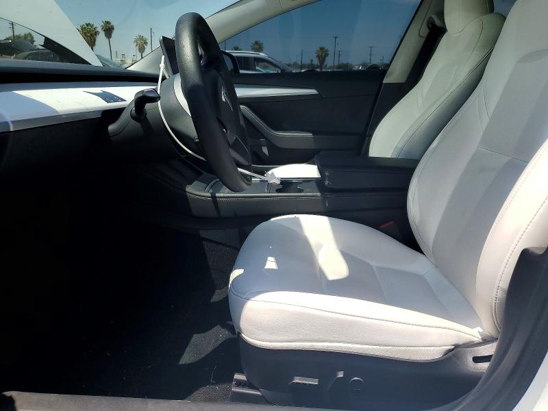 2023 Tesla VIN 5YJ3E1EA1PF687359 COPART salvage auction — FRONT END, Ca - Salvage Certificate, sold $6,500 on 2026-07-02 (photo 7)