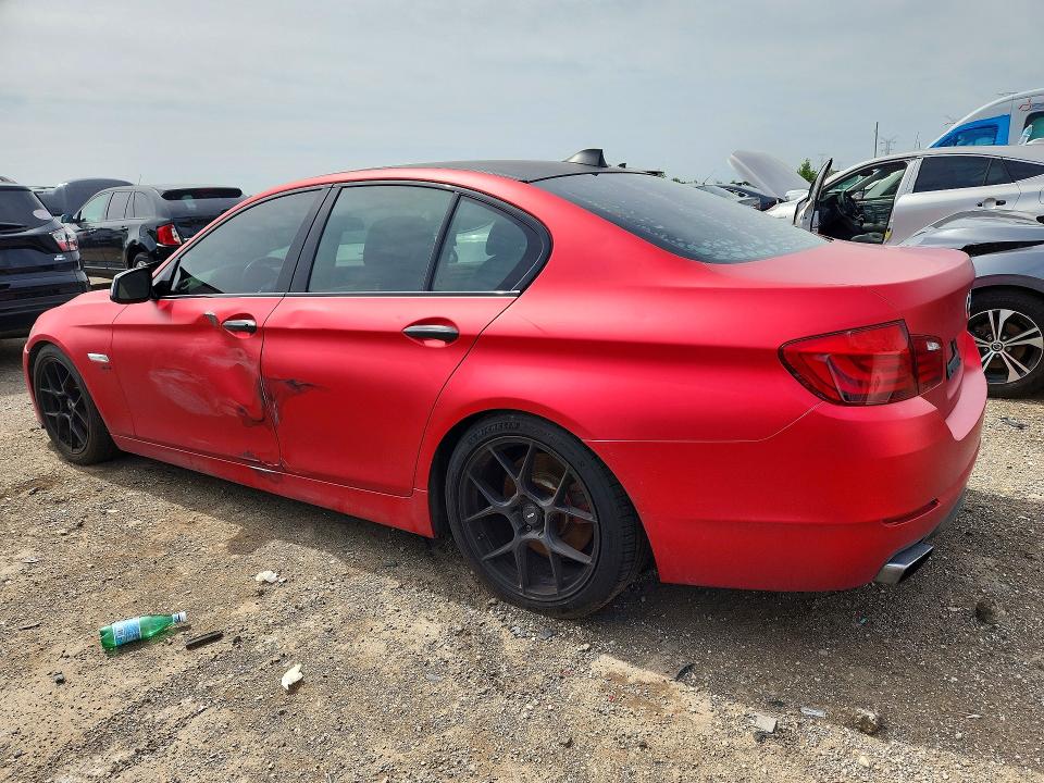 2011 BMW 5er VIN WBAFU9C5XBC786088 COPART salvage auction — SIDE, Il - Salvage Certificate, sold $1,550 on 2026-07-07 (photo 2)