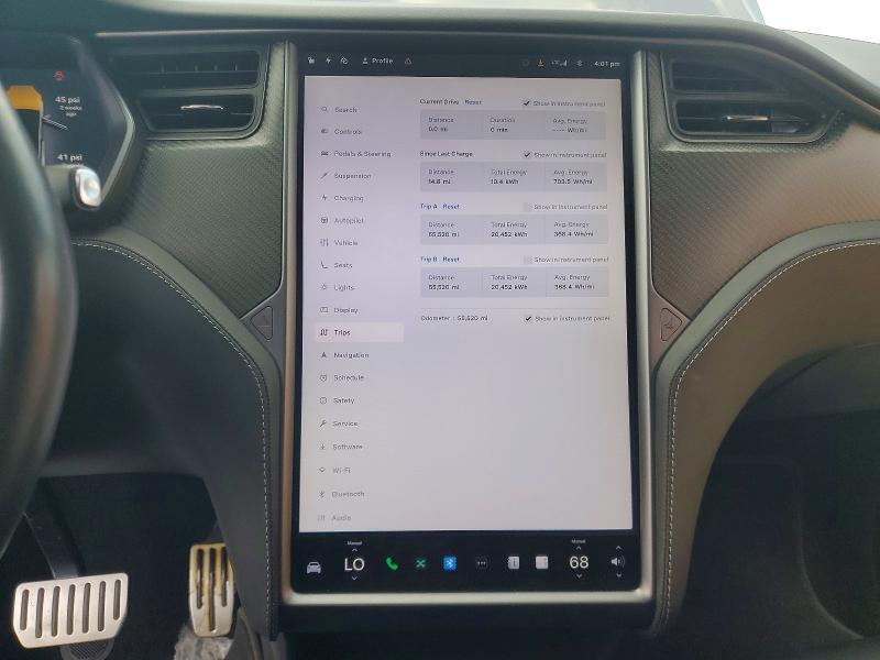 2020 Tesla Model x VIN 5YJXCBE49LF248542 COPART salvage auction — REAR END, Fl - Cert Of Title Slvg Rebuildable, sold $13,200 on 2026-07-09 (photo 9)
