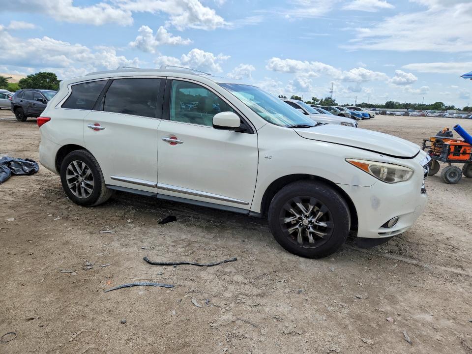 2014 Infiniti VIN 5N1AL0MN5EC507883 COPART salvage auction — SIDE, Fl - Certificate Of Title (P), sold $575 on 2026-07-09 (photo 4)