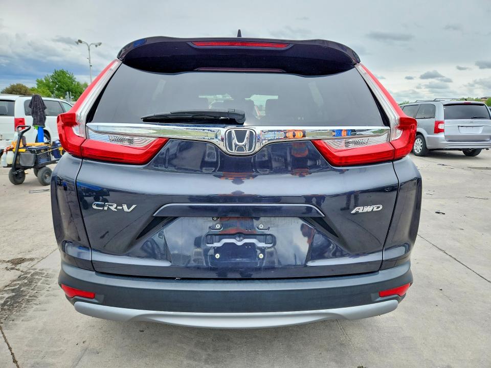 2018 Honda Cr-v VIN 2HKRW2H53JH632447 COPART salvage auction — HAIL, Id - Salvage Certificate Of Title, sold $11,800 on 2026-07-29 (photo 6)