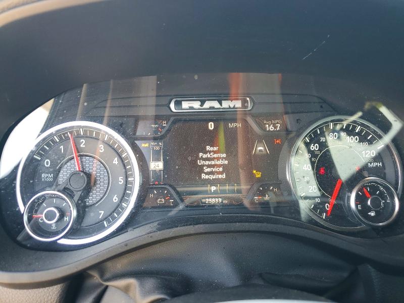 2025 Ram 1500 VIN 1C6SRFFP1SN505760 COPART salvage auction — REAR END, Tx - Salvage Vehicle Title, sold $25,750 on 2026-07-20 (photo 9)