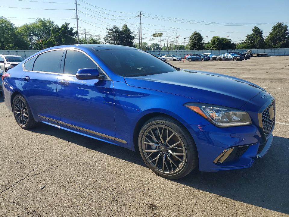 2020 Genesis G80 VIN KMTFN4JE9LU329548 COPART salvage auction — SIDE, Oh - Cert Of Title-Salvage, sold $6,800 on 2026-07-08 (photo 4)