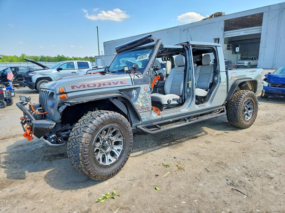 2022 Jeep Gladiator VIN 1C6JJTEG7NL167784 COPART salvage auction — ROLLOVER, Va - Cert Of Title - Salvage, sold $8,800 on 2026-07-08 (photo 1)