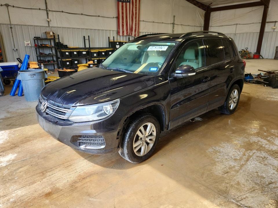 2017 Volkswagen Tiguan VIN WVGAV7AXXHK016745 COPART salvage auction — MINOR DENT/SCRATCHES, Tx - Certificate Of Title, sold $600 on 2026-07-07 (photo 1)