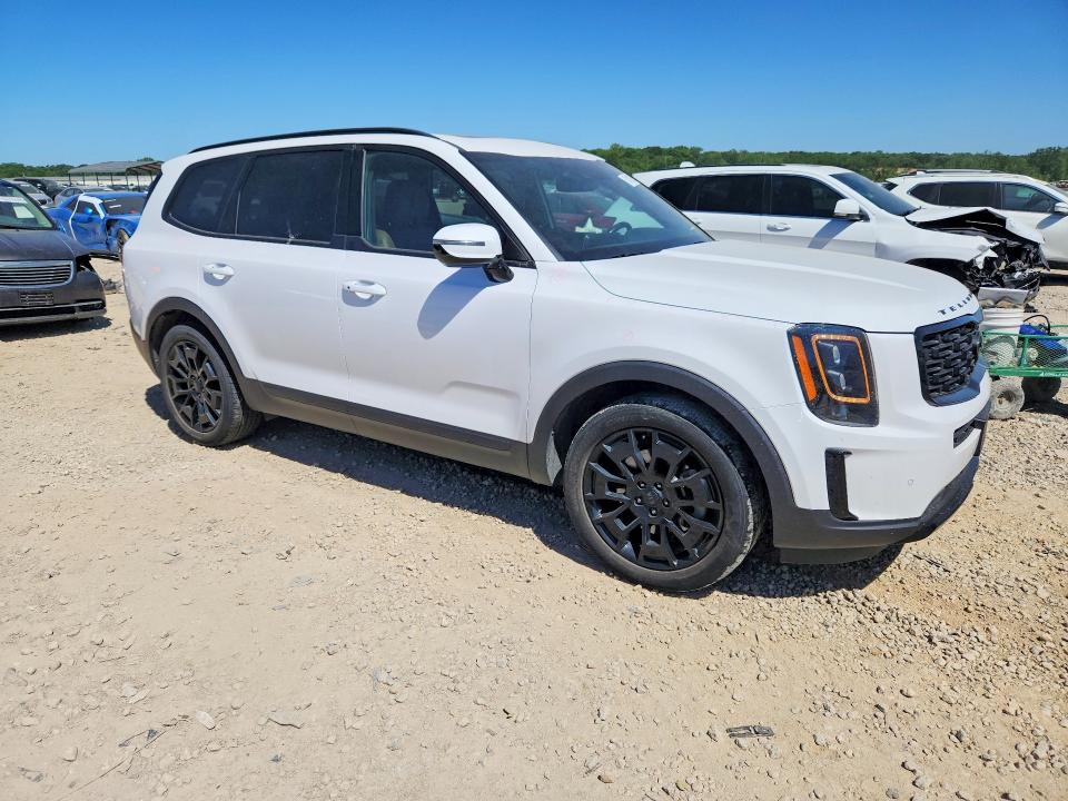 2021 Kia Telluride VIN 5XYP5DHC0MG188928 COPART salvage auction — HAIL, Ks - Cert Of Title-Salvage, sold $11,300 on 2026-07-07 (photo 4)