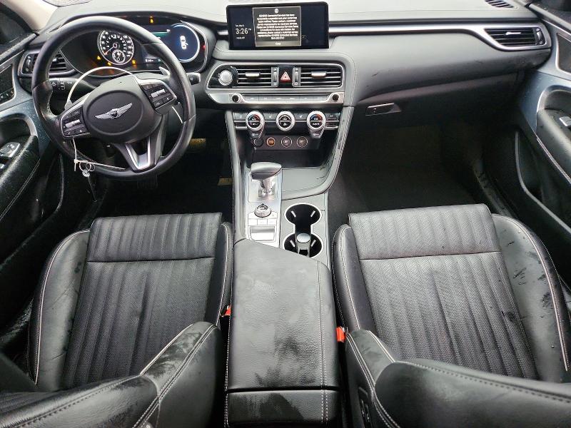 2023 Genesis G70 VIN KMTG54TE6PU114975 COPART salvage auction — REAR END, CO - PUBLIC - SALVAGE TITLE, sold $10,700 on 2026-07-06 (photo 8)