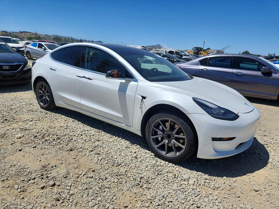 2020 Tesla Model 3 VIN 5YJ3E1EA8LF803991 COPART salvage auction — REAR END, Ca - Salvage Certificate, sold $4,150 on 2026-07-02 (photo 4)