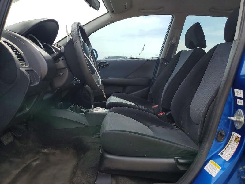 2007 Honda Fit VIN JHMGD38457S059022 COPART salvage auction — FRONT END, Il - Salvage Certificate, sold $225 on 2026-07-10 (photo 7)