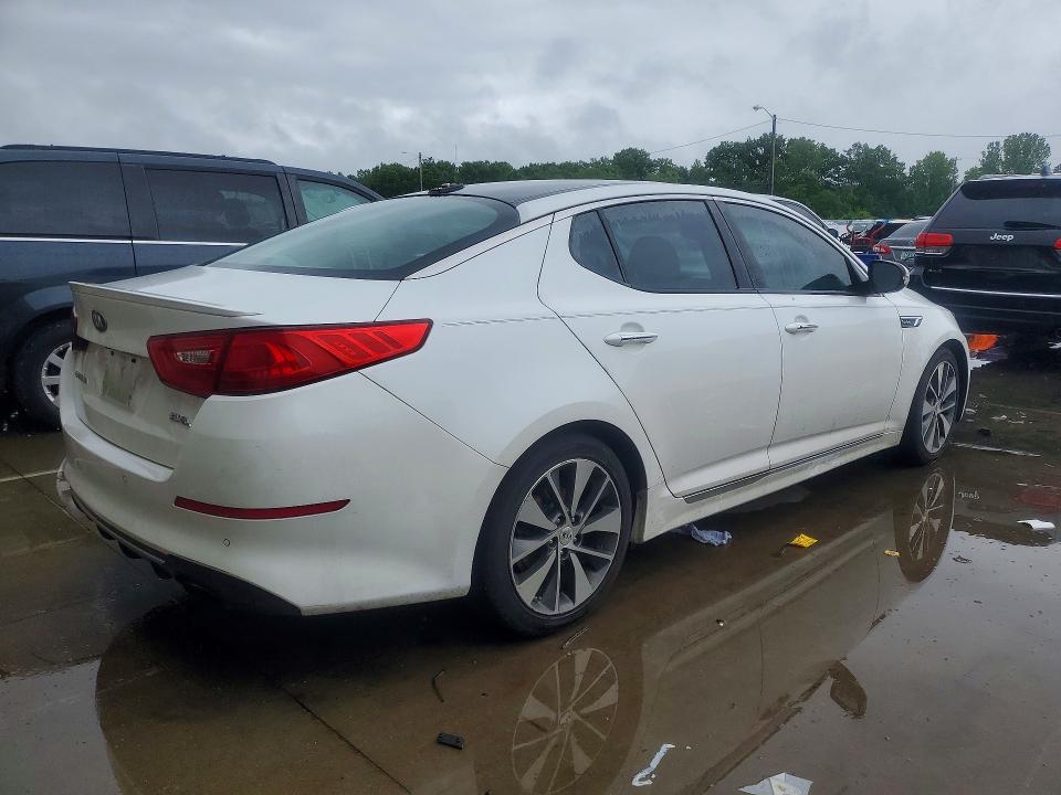 2015 Kia Optima VIN 5XXGR4A60FG427815 COPART salvage auction — FRONT END, Oh - Certificate Of Title, sold $1,350 on 2026-07-16 (photo 3)