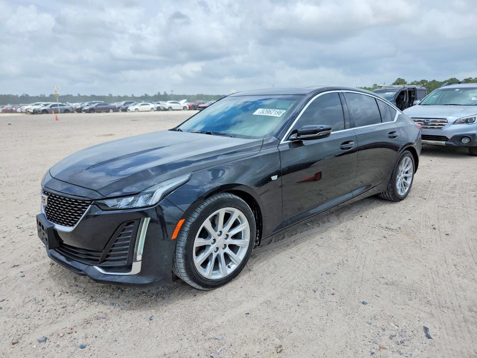 2021 Cadillac Ct5 VIN 1G6DW5RK0M0115966 COPART salvage auction — HAIL, Tx - Certificate Of Title, sold $11,800 on 2026-07-14 (photo 1)
