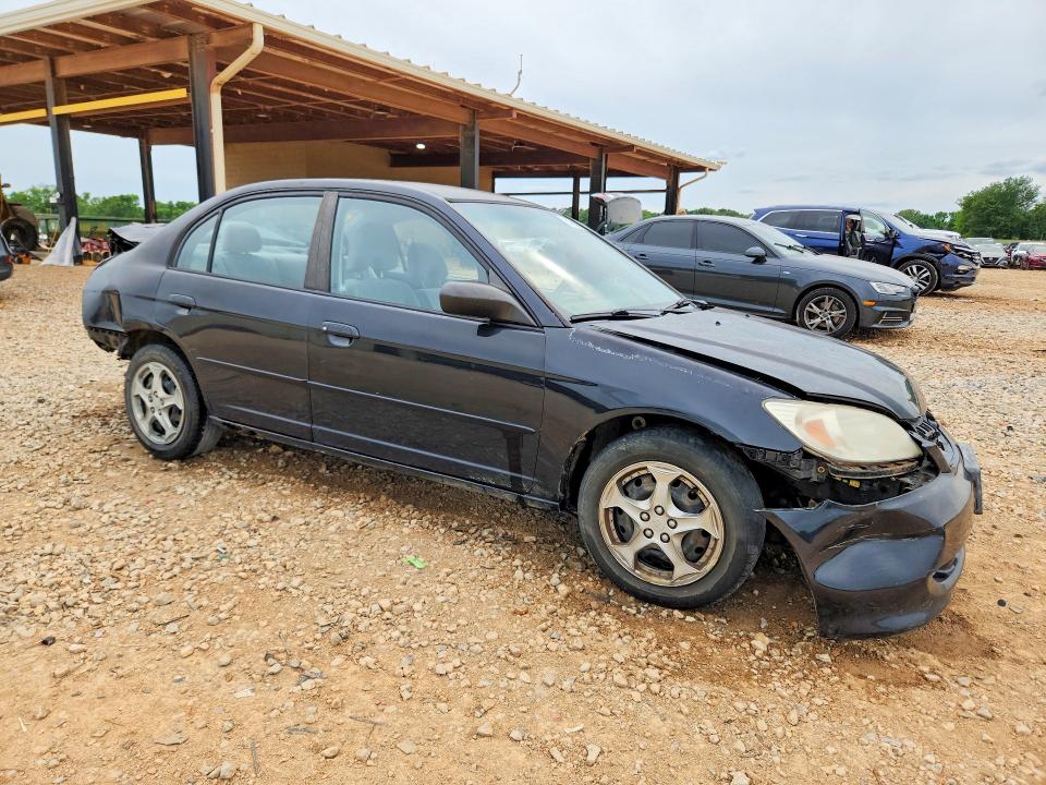 2004 Honda Civic VIN 2HGES16554H504071 COPART salvage auction — REAR END, Al - Cert Of Title-Salvage Title, sold $350 on 2026-07-29 (photo 4)