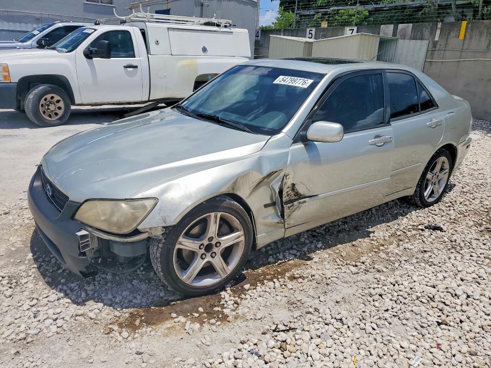 2003 Lexus Is 300 VIN JTHBD192X30077677 COPART salvage auction — FRONT END, FL - CERT OF TITLE SLVG REBUILDABLE, sold $450 on 2026-07-07 (photo 1)