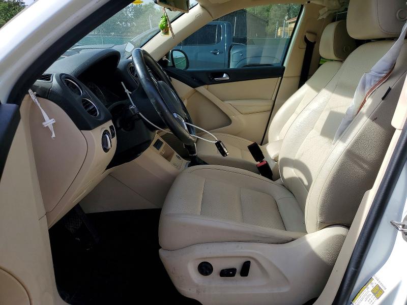 2016 Volkswagen Tiguan VIN WVGAV7AX9GW507489 COPART salvage auction — FRONT END, Co - Salvage Title, sold $850 on 2026-07-30 (photo 7)