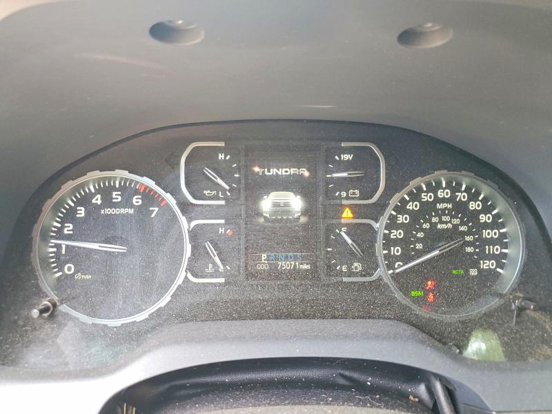 2021 Toyota Tundra VIN 5TFUY5F19MX045801 COPART salvage auction — FRONT END, Ga - Cert Of Title-Salvage, sold $11,400 on 2026-07-31 (photo 9)