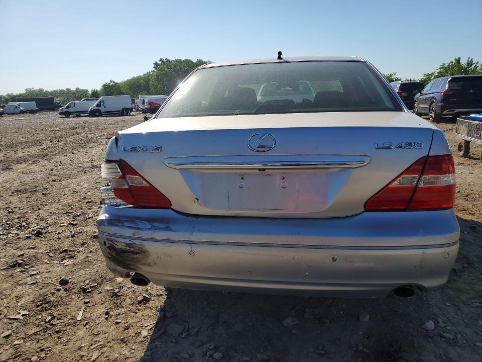 2004 Lexus Ls VIN JTHBN36FX40150712 COPART salvage auction — REAR END, Md - Cert Of Salvage > 75% Damage, sold $700 on 2026-07-23 (photo 6)
