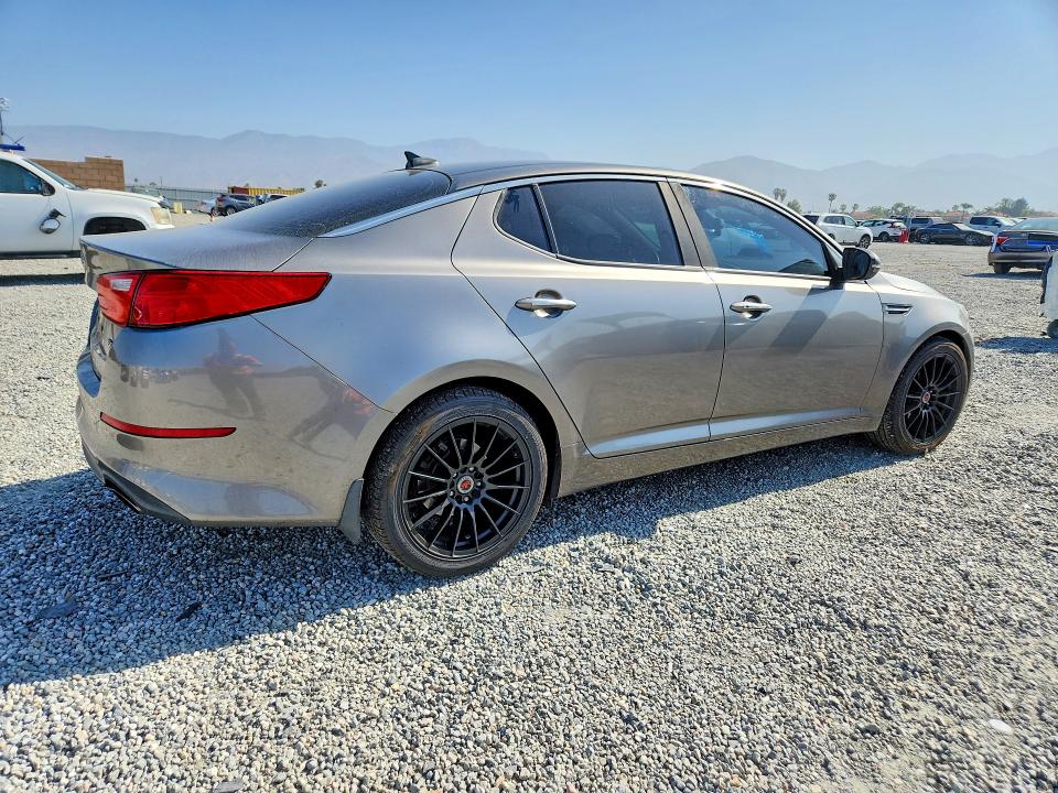 2015 Kia Optima VIN 5XXGN4A70FG361867 COPART salvage auction — REAR END, Ca - Salvage Certificate, sold $1,000 on 2026-07-15 (photo 3)