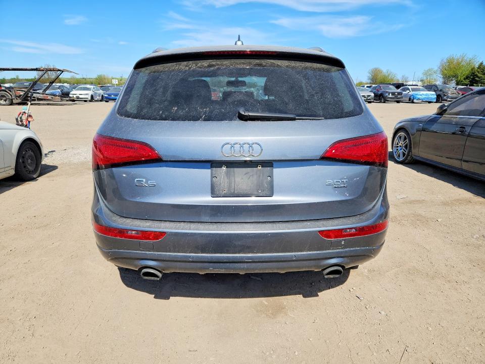 2013 Audi Q5 VIN WA1VFCFP3DA002703 COPART salvage auction — WATER/FLOOD, On - Permit Irrepairable, sold $300 on 2026-07-28 (photo 6)
