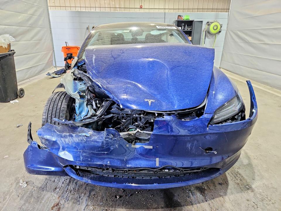 2025 Tesla Model 3 VIN 5YJ3E1EB6SF020563 COPART salvage auction — FRONT END, Nh - Cert Of Title-Salvage, sold $150 on 2026-07-23 (photo 5)